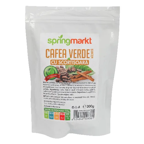 Cafea Verde Macinata cu Scortisoara 300gr