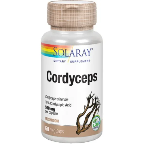 Cordyceps 500mg, 60cps, Solaray