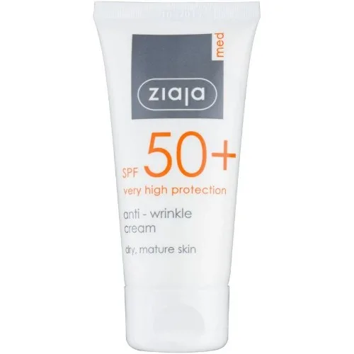 Crema Nuantatoare cu Fotoprotectie Ridicata, SPF 50+, 50ml, Ziaja