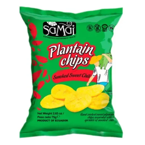 Chipsuri din Banane cu Gust de Sweet Chilli, 75g