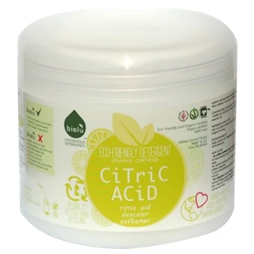 Acid Citric Ecologic pentru Rufe Pudra 450g Biolu