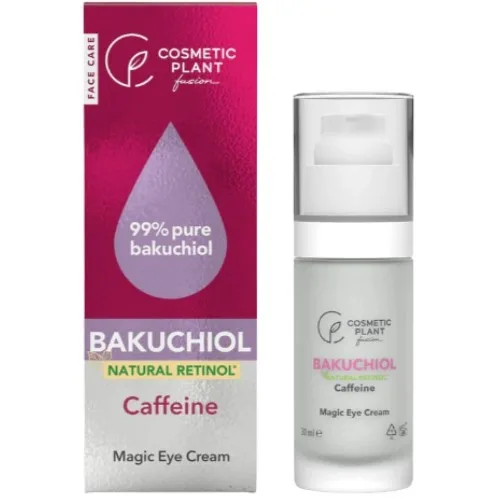Crema pentru ochi cu Bakuchiol 99% puritate si Cafeina, 30ml, Cosmetic Plant