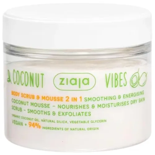Scrub si Mousse pentru Corp Coconut 200ml Ziaja