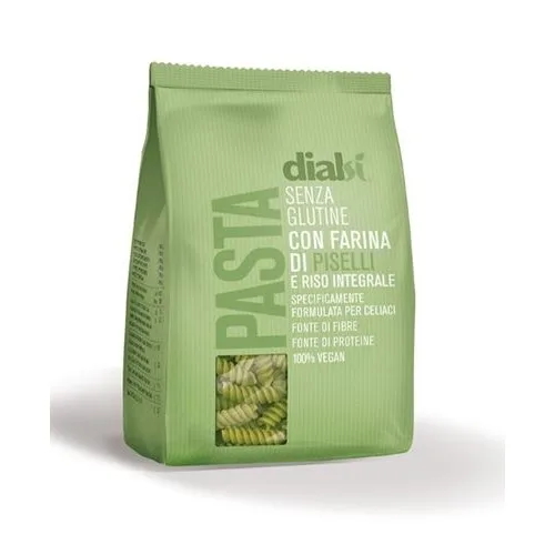 Paste Fusilli din Mazare si Orez, 240gr, Dialcos
