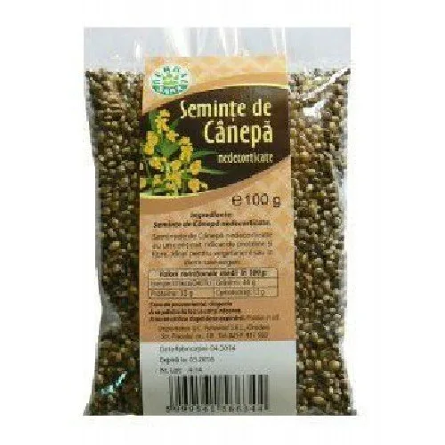 Seminte de Canepa Decojita 100gr Herbalsana