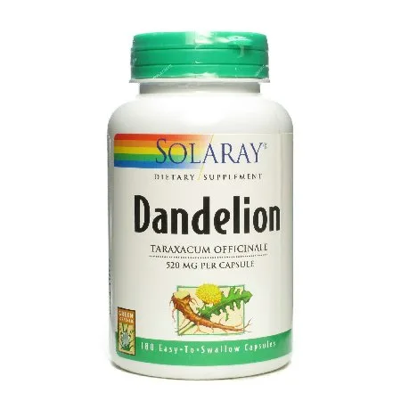 Dandelion 520mg, 100 cps, Solaray