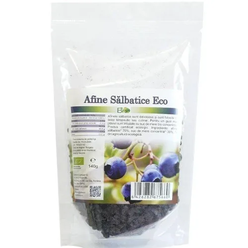 Afine Salbatice Eco cu Suc de Mere 140gr Deco Italia