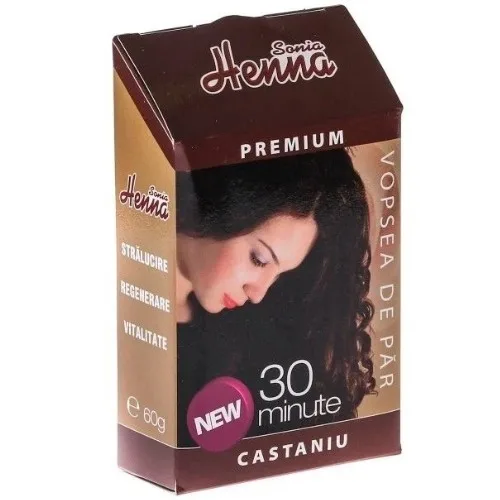 Henna Premium Castaniu 60gr Kian Cosmetics