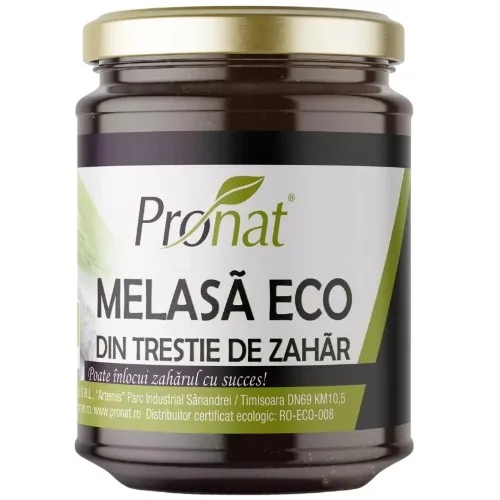 Melasa din trestie de zahar, eco, 1000g, Pronat