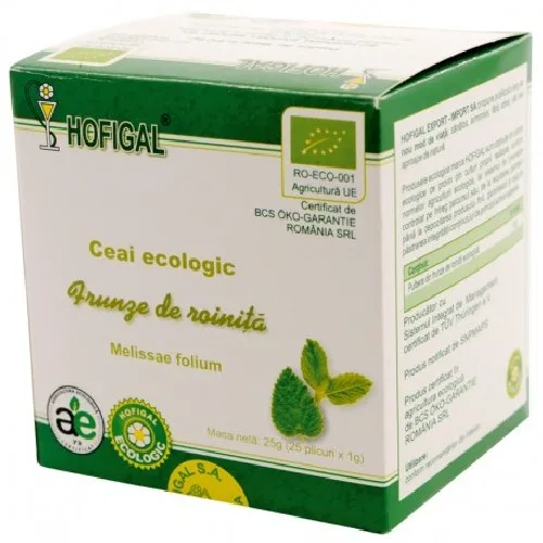 Ceai Frunze de Roinita, 25dz, Eco Hofigal
