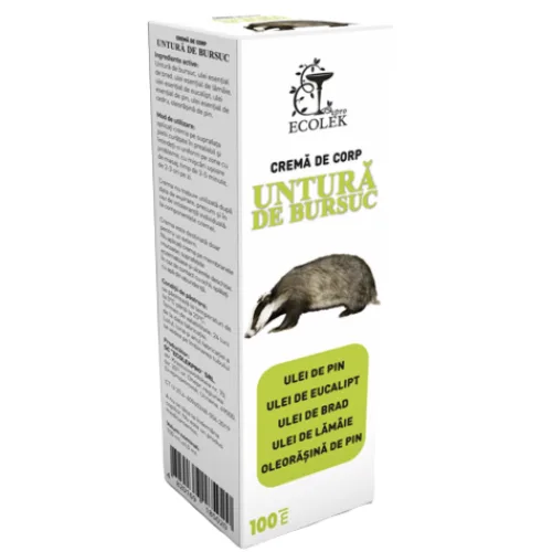 Crema de Corp cu Untura de Bursuc 100ml Gezundheit
