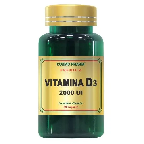 Vitamina D3, 60cps, Cosmo Premium