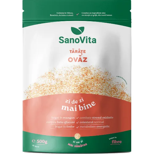 Tarate de Ovaz 500gr Sanovita