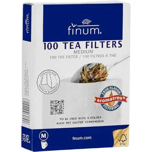 Filtre pentru Ceai Marimea M Alb 100buc Finum