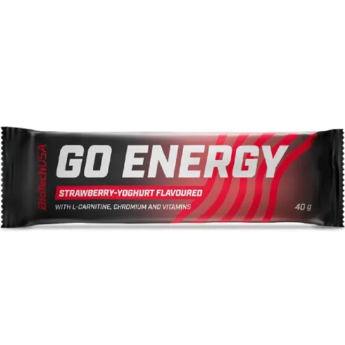  GO Energy Bar 40gr Strawberry-Yogurt  Biotech USA