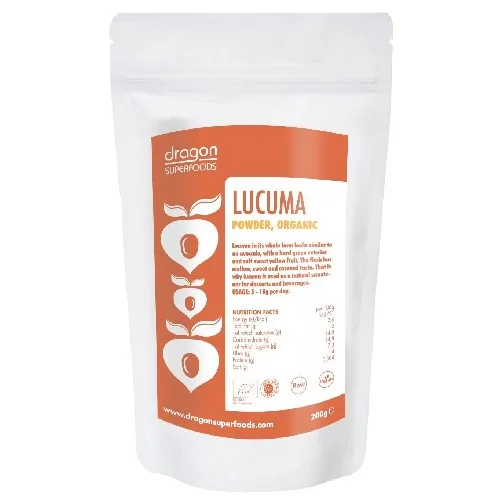 Lucuma Pulbere Bio 200gr Dragon Superfoods