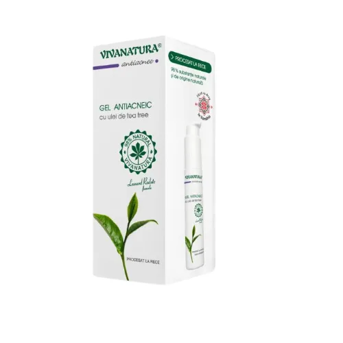 Gel Antiacneic cu Tea Tree, 45ml, Vivanatura