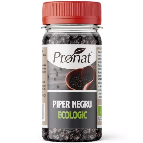 Piper Negru Boabe Eco 55g  Pronat