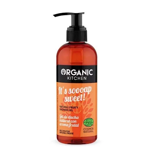 Gel de dus Bio cu Piersici si Caise, 260ml, Organic Kitchen