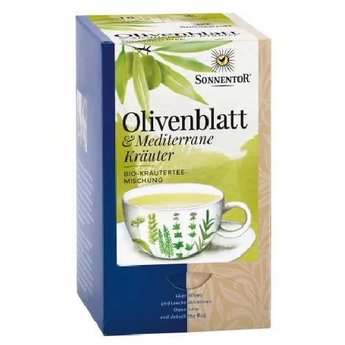 Ceai Frunze de Maslin & Plante Mediteraneene Eco 18pl Sonnentor