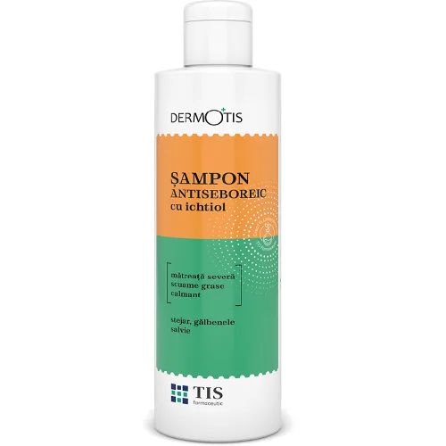 Sampon Antiseboreic Icthiol, 100ml, Dermotis, Tis Farmaceutic