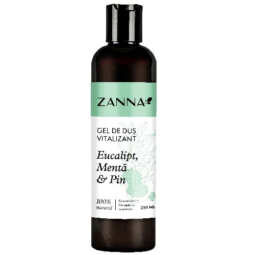  Gel de dus Vitalizant cu Eucalipt si Pin, 250ml, Zanna
