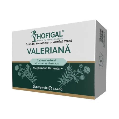 Valeriana, 60 capsule, Hofigal