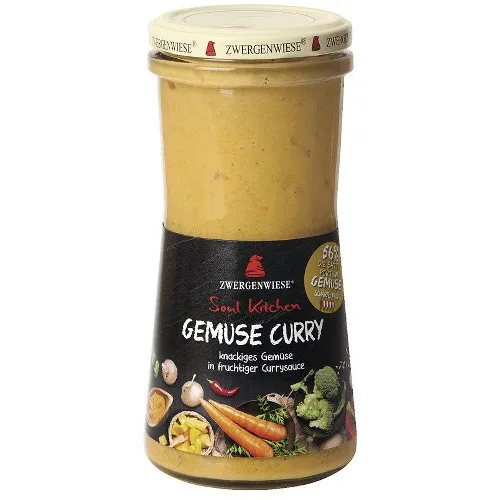 Sos cu Legume si Curry Eco 410g Zwergenwiese