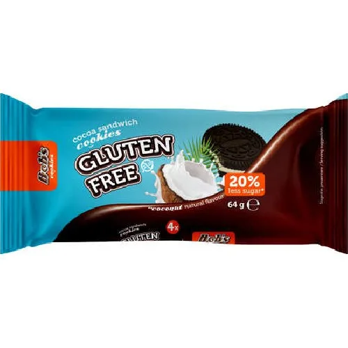 Biscuiti cu Cocos fara Gluten 64g, Bob`s Foods