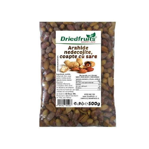 Arahide Nedecojite Coapte si Sarate 500g Depal