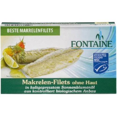 File de Macrou in Sos De Rosii si Curry, 125gr, Fontaine
