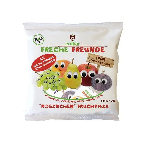 Gustare din Mix de Fructe Bio 5buc x 4gr Erdbar
