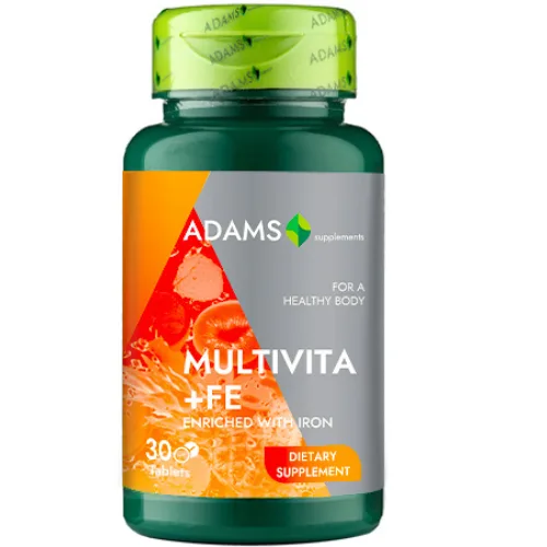 Multivita+Fe 30tab, Adams