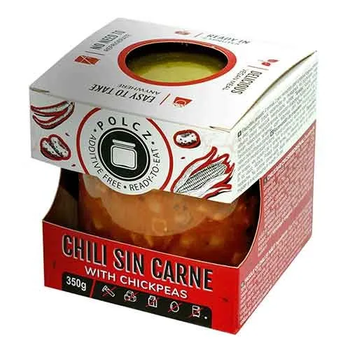 Chili din Carne cu Naut 350gr Polcz