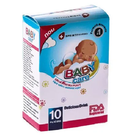 Baby Care Ceai Insomnie si Colici 10dz Sprint Farma