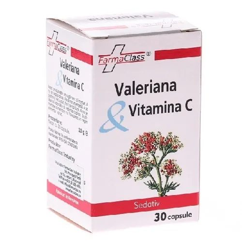 Valeriana + Vitamina C 30cps Farma Class