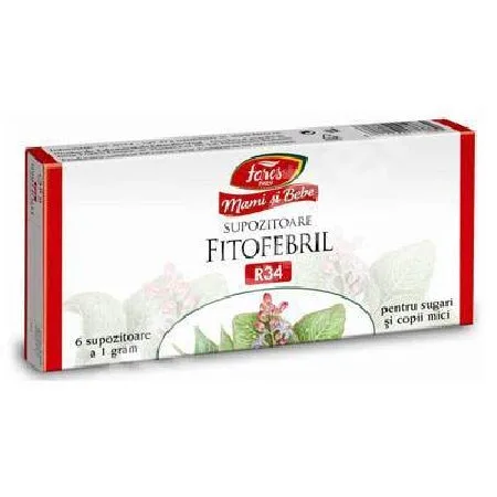 Fitofebril Supozitoare 1gx6buc Fares