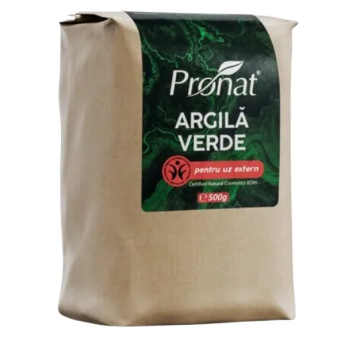 Argila Verde Uz Extern 500gr Pronat