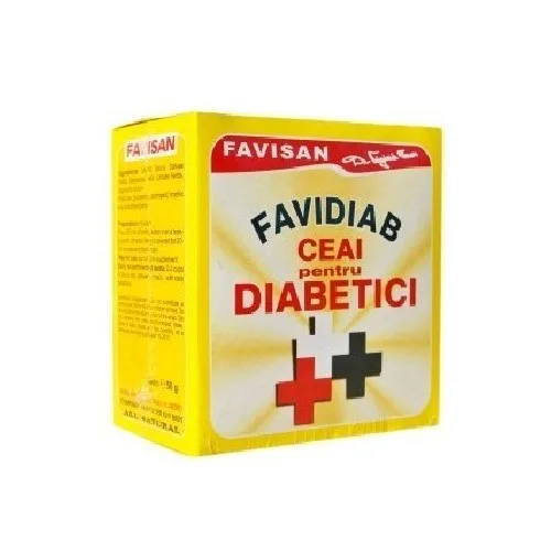 Ceai Favidiab, 50gr, Favisan 