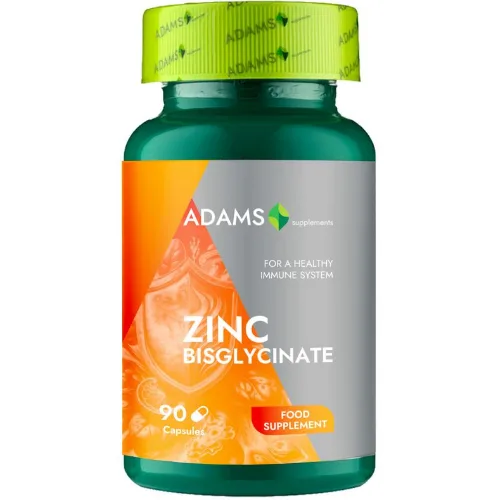 Bisglicinat de Zinc, 90cps, Adams Supplements