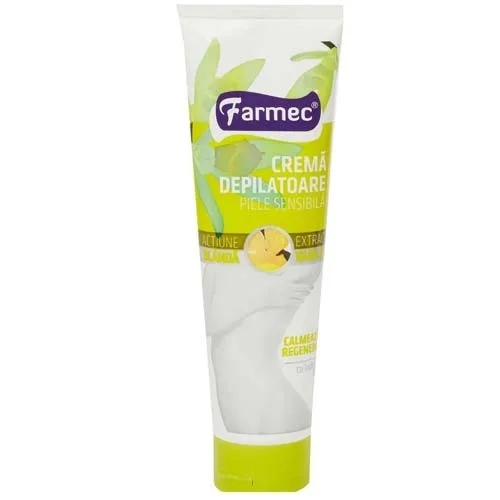 Crema Depilatoare Piele Sensibila Vanilie 150ml Farmec