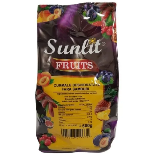Curmale Deshidratate Fara Samburi 500gr Depal