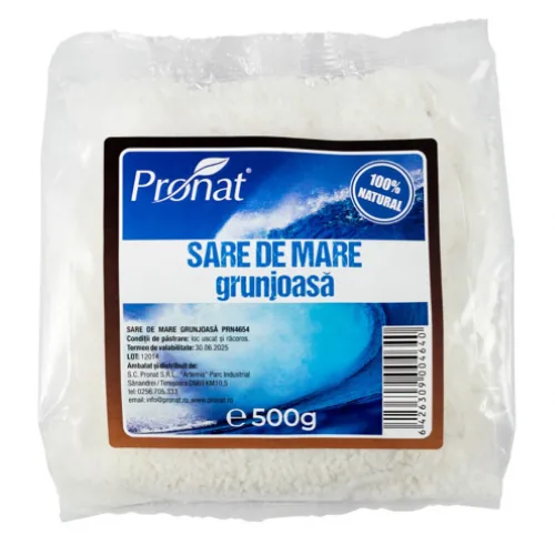 Sare Mare Grunjoasa 500g, Pronat