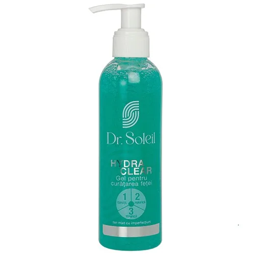 Hydra Clear Gel de Curatare Fata 3 In1 200ml Dr Soleil