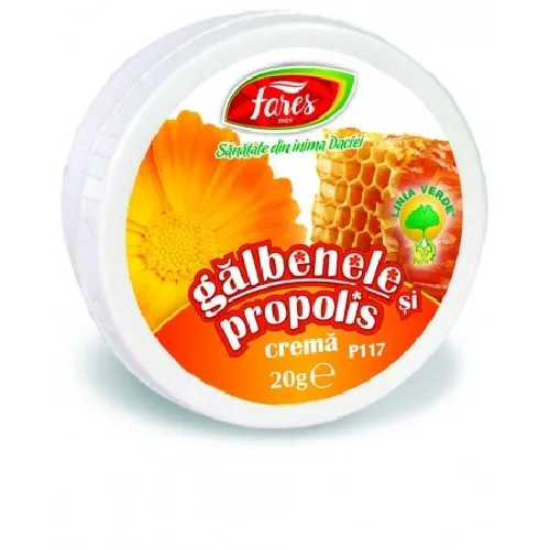 Crema Galbenele si Propolis 20gr Fares