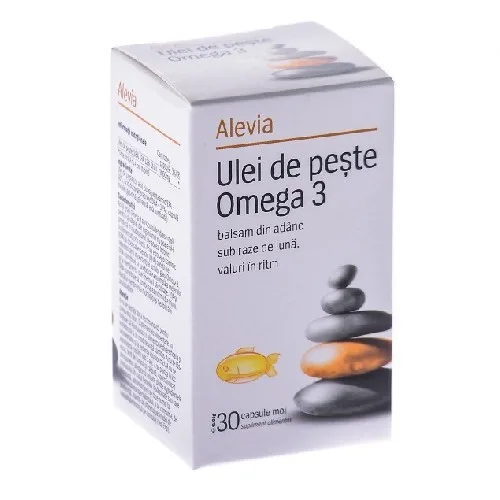 Ulei de Peste Omega 3 30cps Alevia