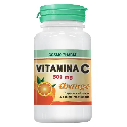 Vitamina C Orange 500mg, 30tbl, Cosmo Pharm