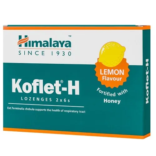 Koflet Pastile cu Lamaie 12buc Himalaya
