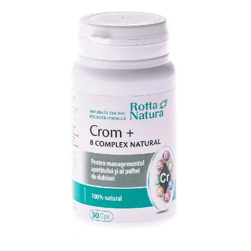 Crom + B complex Natural 30cps Rotta Natura