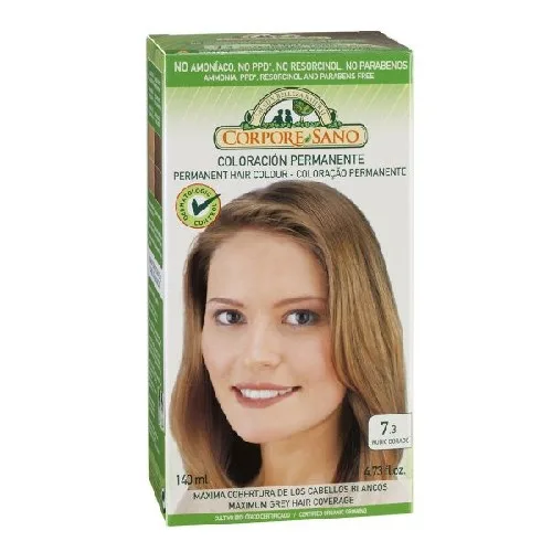 Vopsea de par Blond Auriu 140ml Corpore Sano